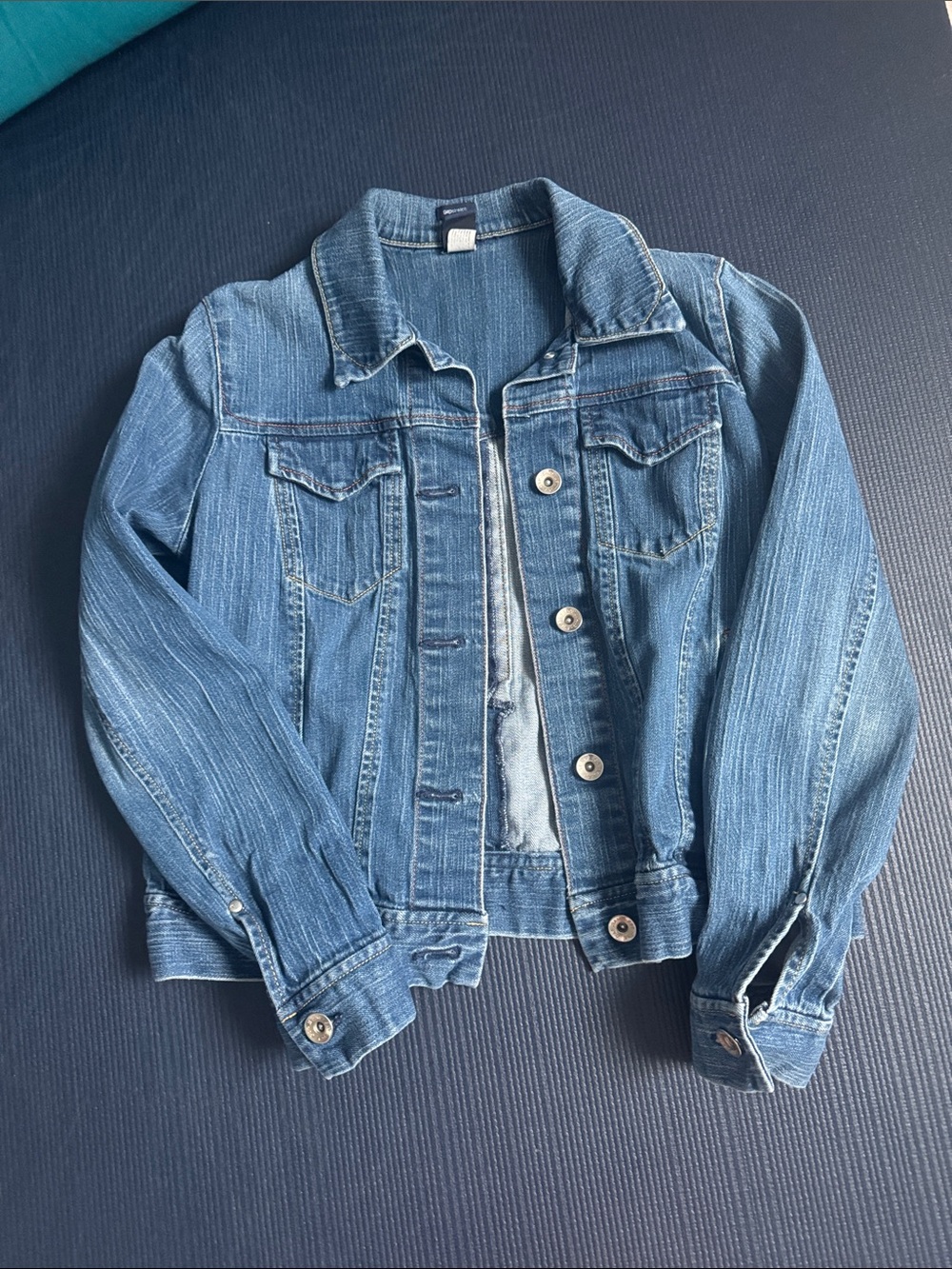 GAP Medium Blue Stretch Denim Jacket
